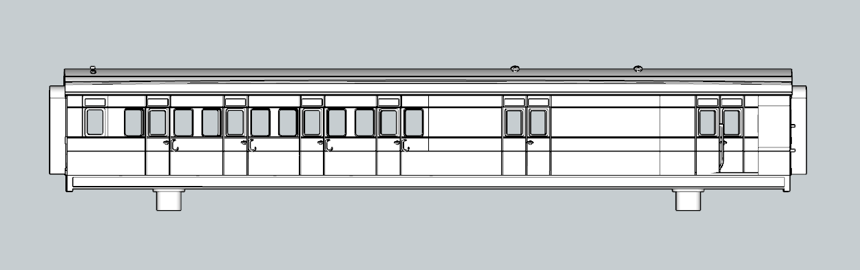 (image for) (N) LSWR Ironclad 4 cmpt Brake Third RH - d135